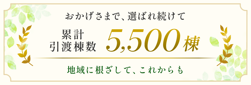 累計引渡棟数